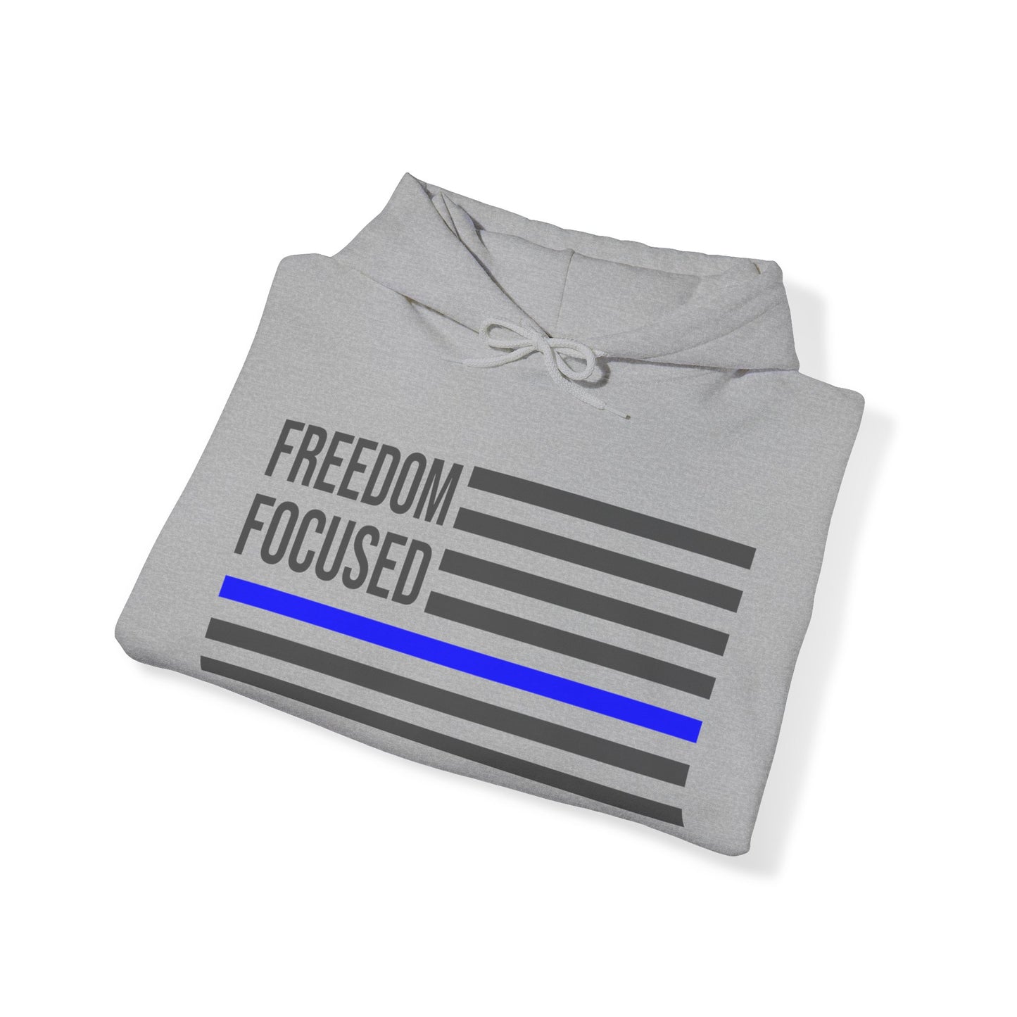 Freedom Collection (Thin Blue Line) - Unisex Heavy Blend™ Hooded Sweatshirt