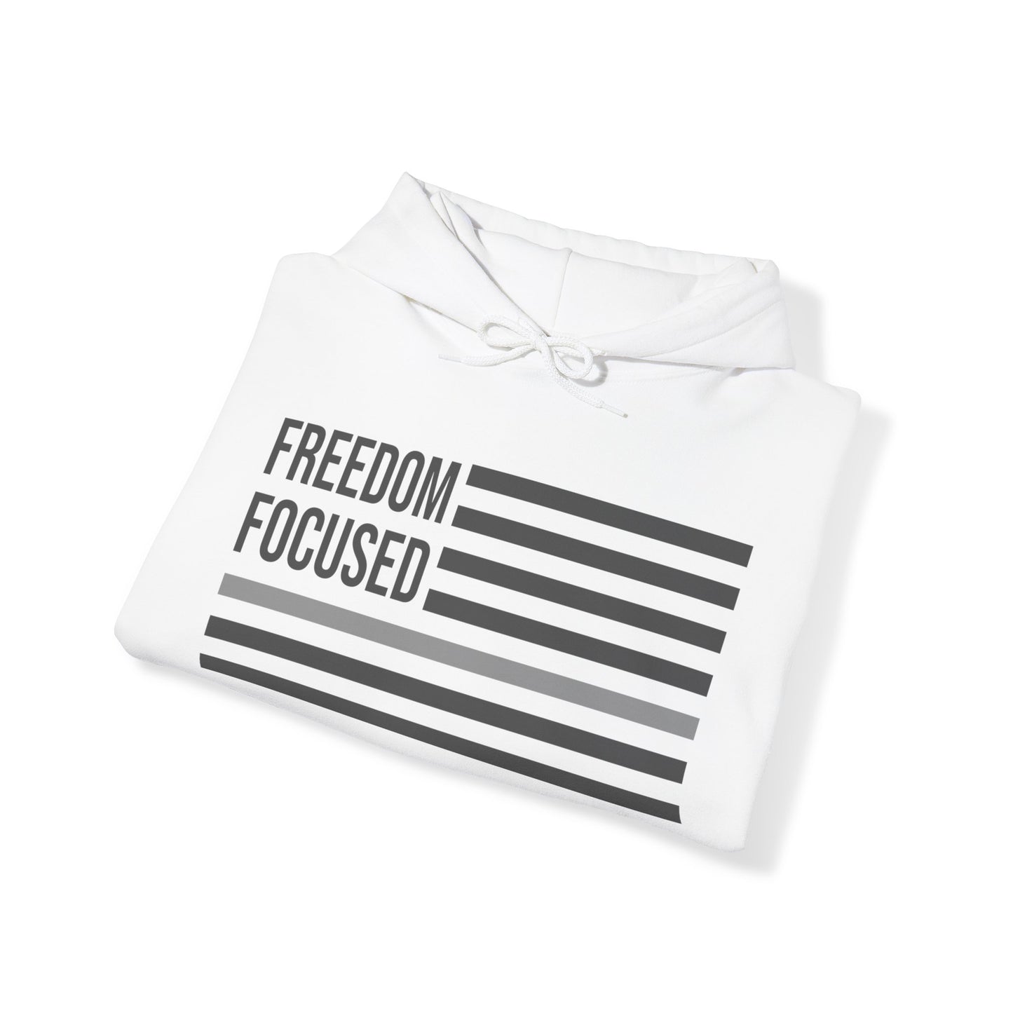 Freedom Collection (Thin Silver Line) - Unisex Heavy Blend™ Hooded Sweatshirt