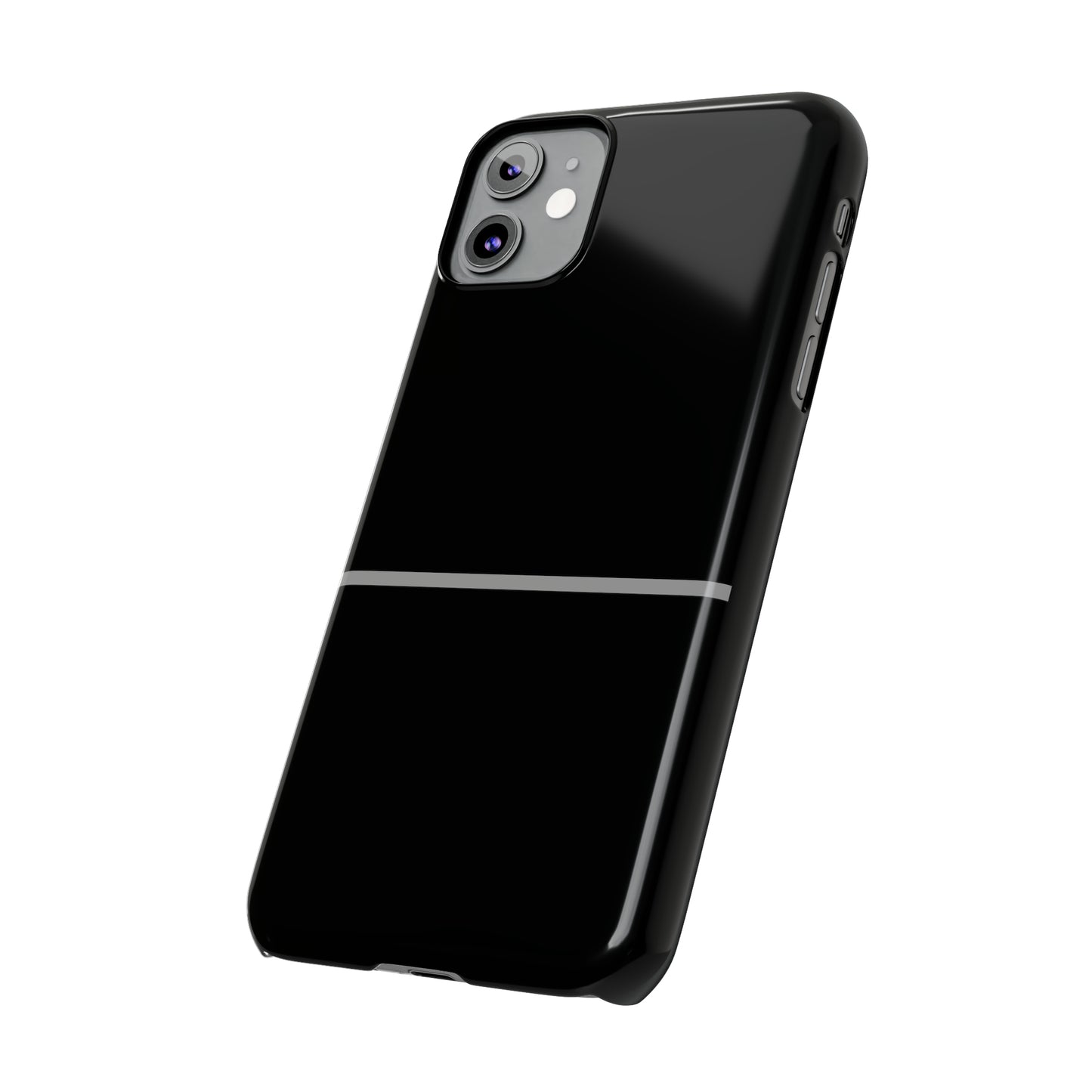 Thin Line Collection (Thin Silver Line) - iPhone Cases