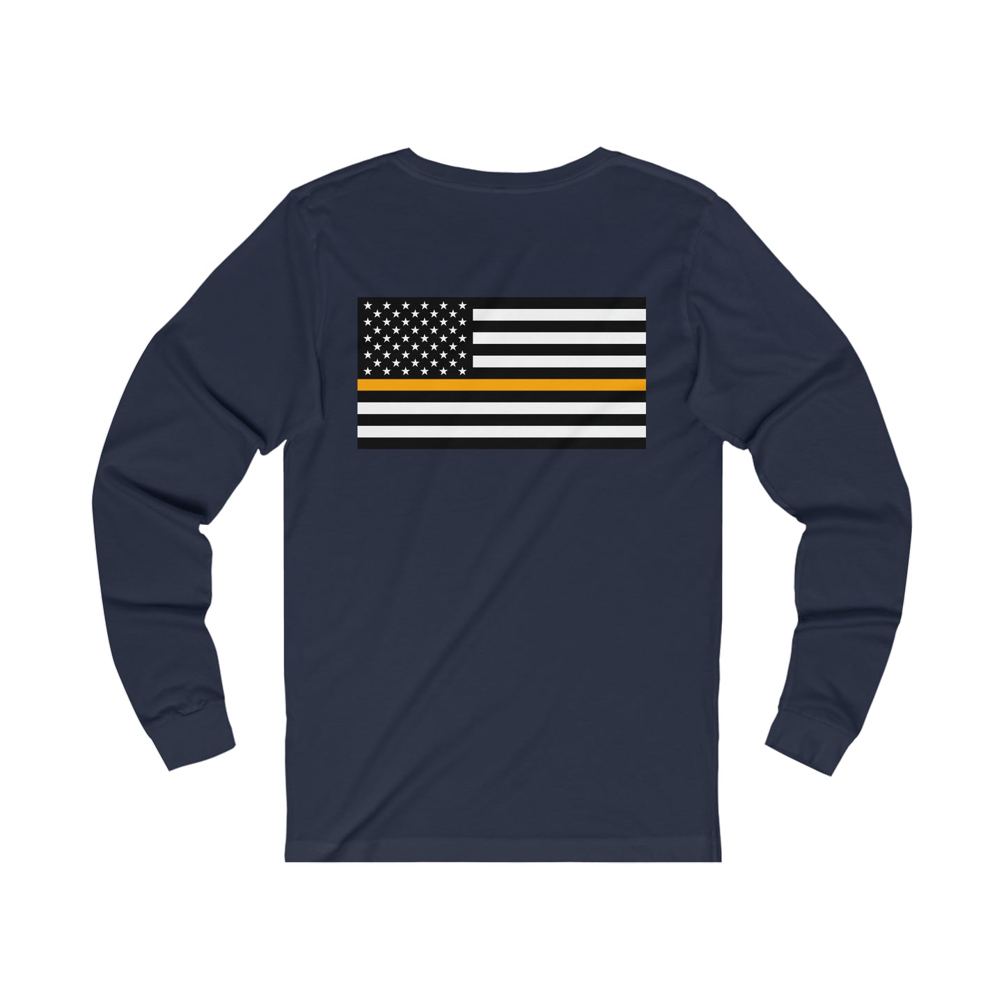 Standard Collection (Thin Orange Line) - Unisex Jersey Long Sleeve Tee