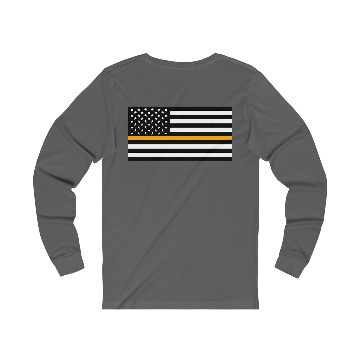 Standard Collection (Thin Orange Line) - Unisex Jersey Long Sleeve Tee