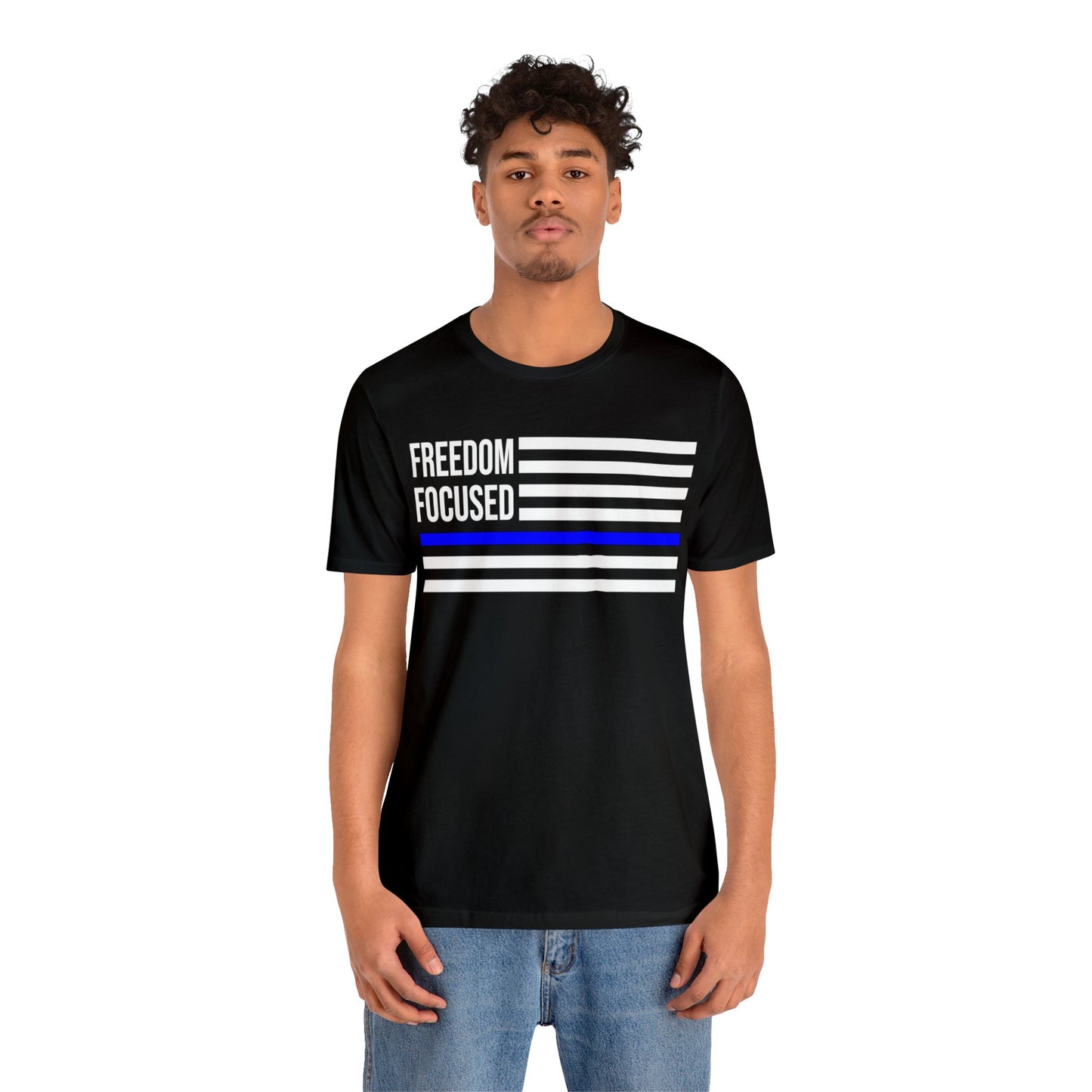 Freedom Collection (Thin Blue Line) - Unisex Fuser T-shirt