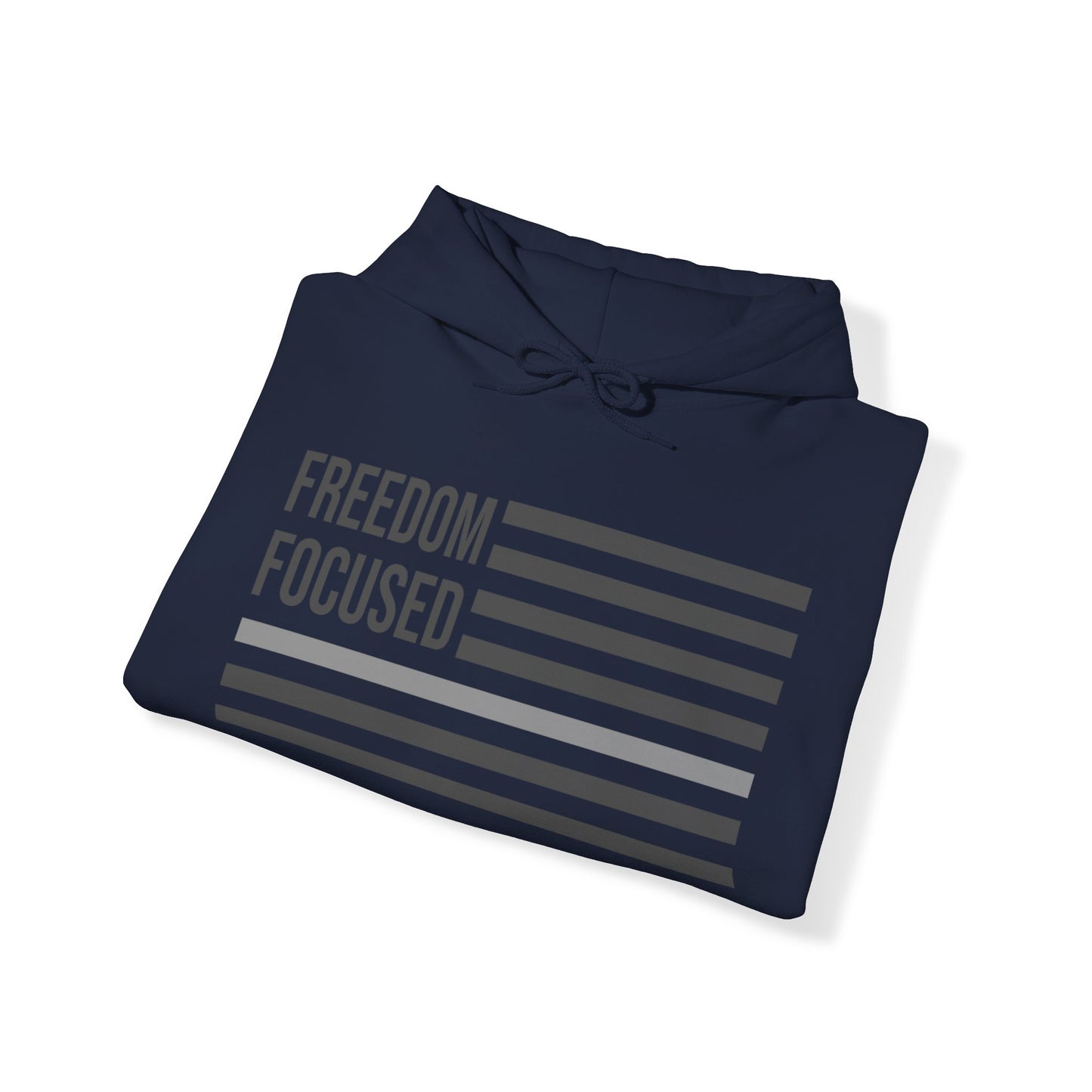 Freedom Collection (Thin Silver Line) - Unisex Heavy Blend™ Hooded Sweatshirt