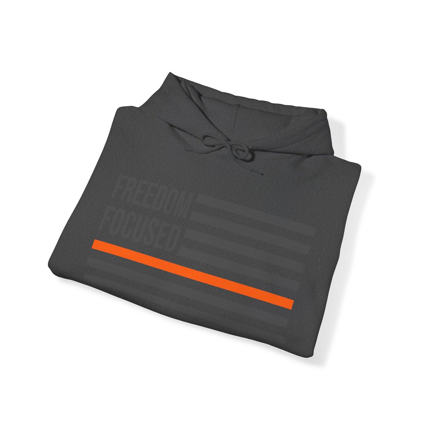Freedom Collection (Thin Orange Line) - Unisex Heavy Blend™ Hooded Sweatshirt