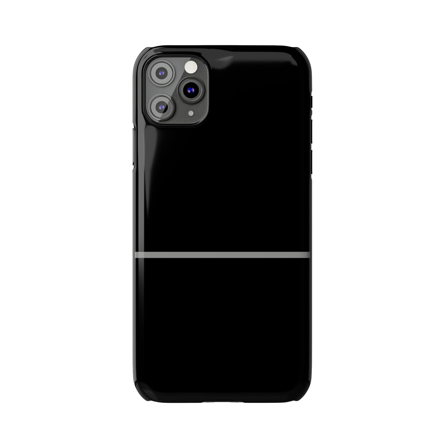 Thin Line Collection (Thin Silver Line) - iPhone Cases