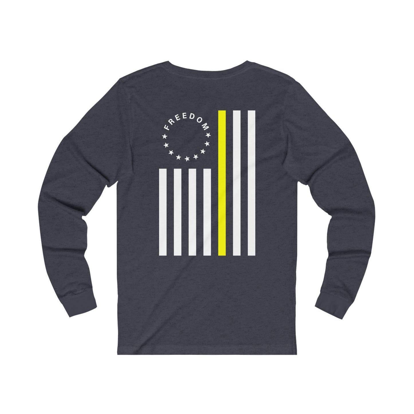 Freedom Collection (Thin Yellow Line) - Unisex Jersey Long Sleeve Tee