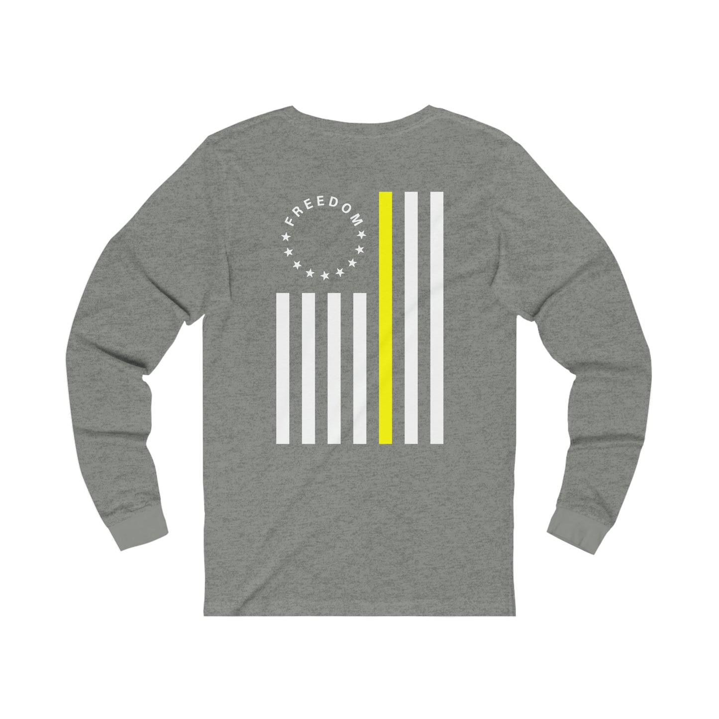 Freedom Collection (Thin Yellow Line) - Unisex Jersey Long Sleeve Tee