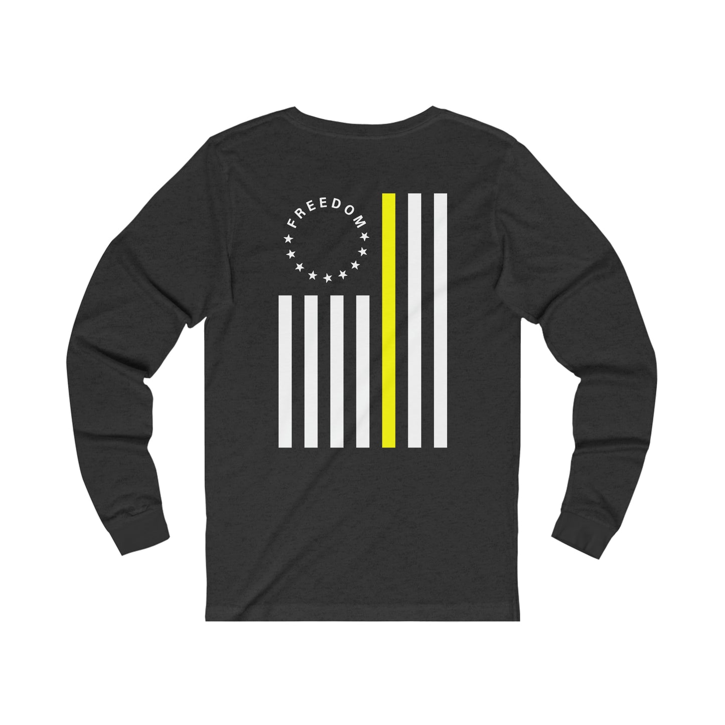 Freedom Collection (Thin Yellow Line) - Unisex Jersey Long Sleeve Tee