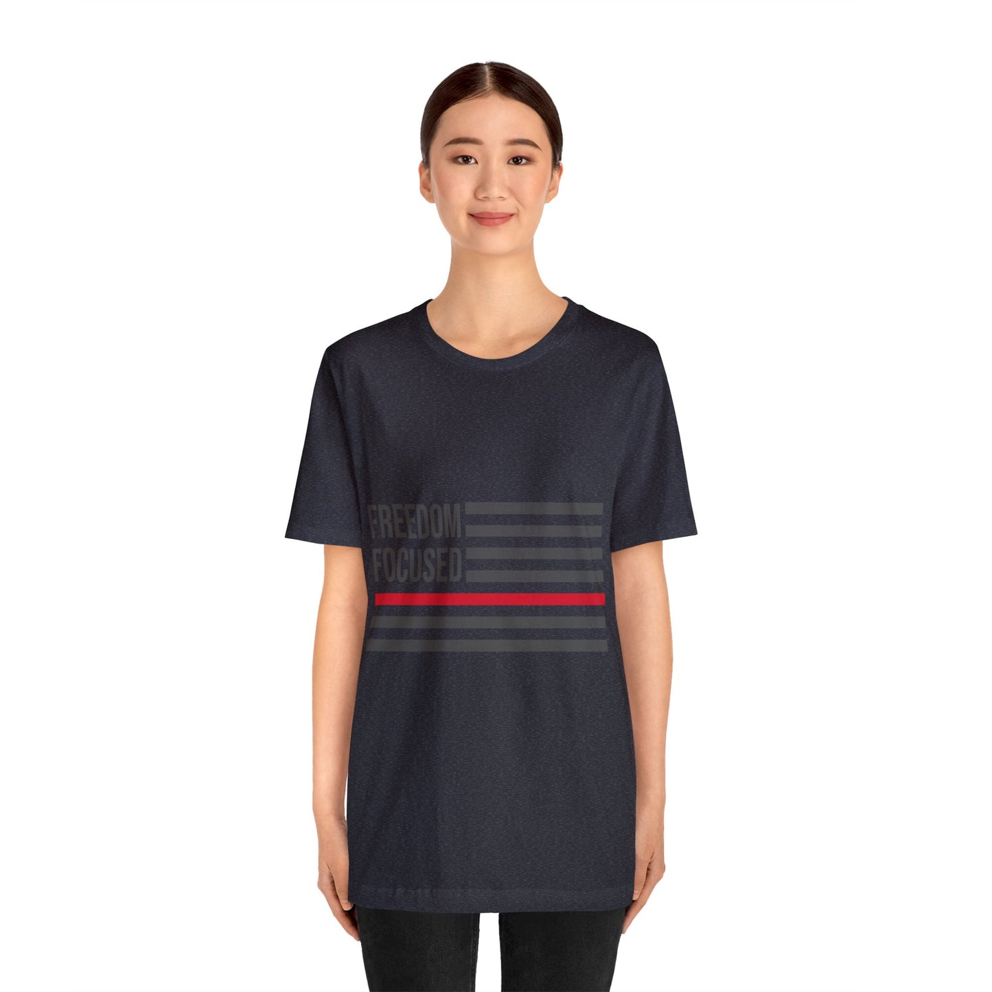 Freedom Collection (Thin Red Line) - Unisex Jersey Short Sleeve