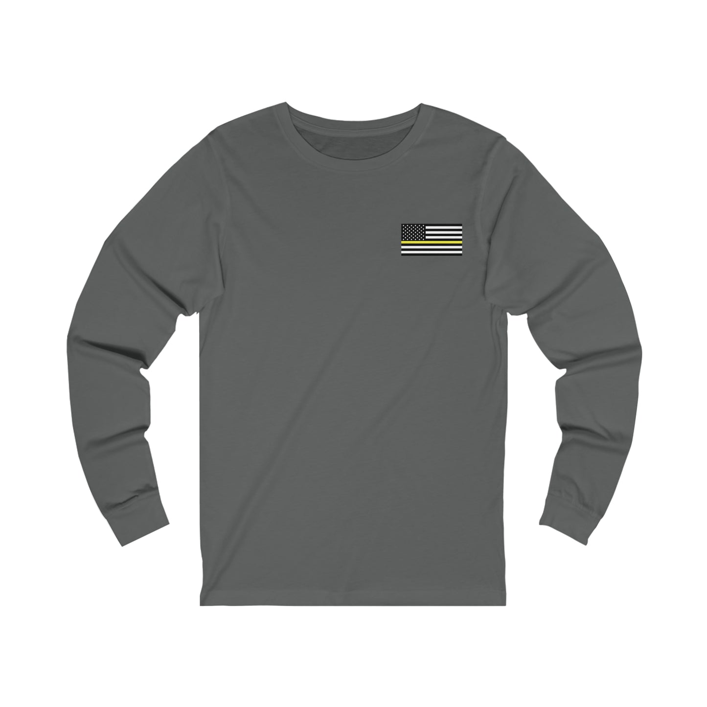 Freedom Collection (Thin Yellow Line) - Unisex Jersey Long Sleeve Tee