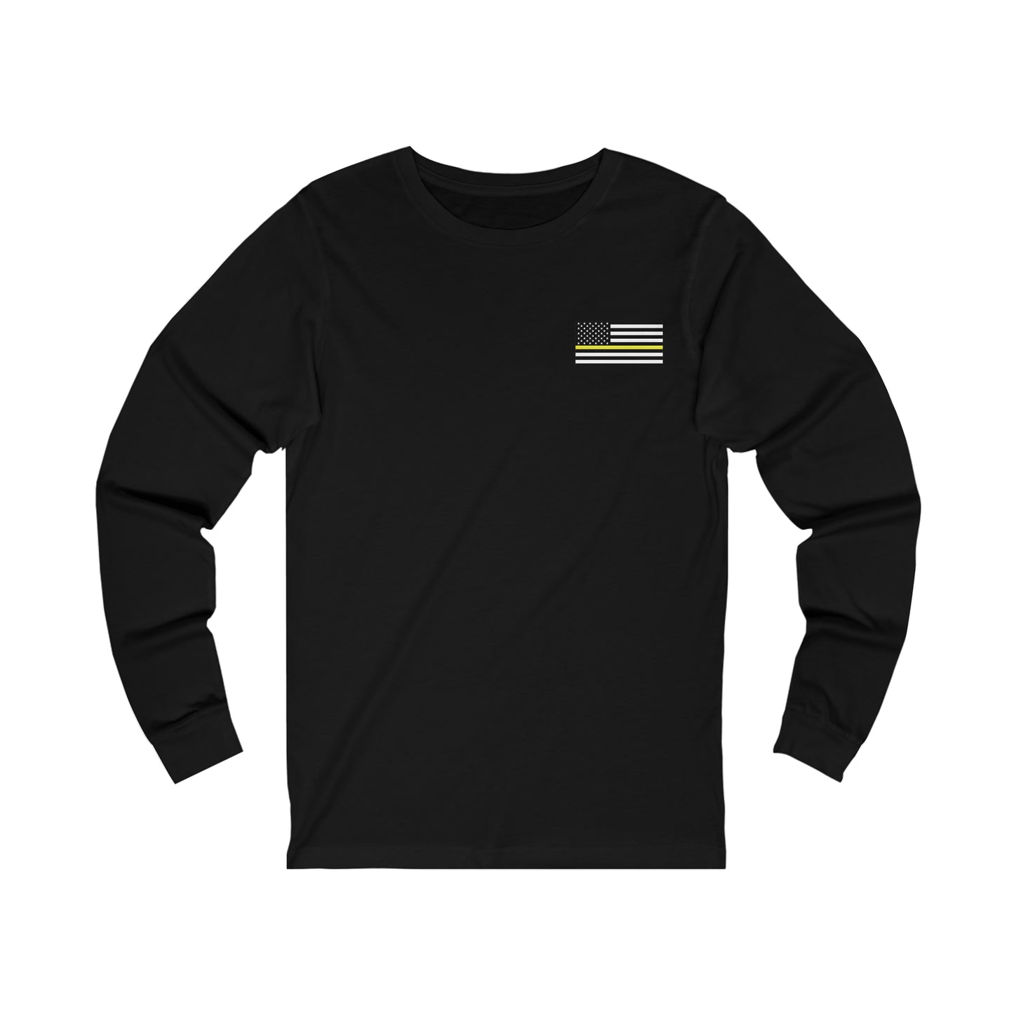 Freedom Collection (Thin Yellow Line) - Unisex Jersey Long Sleeve Tee