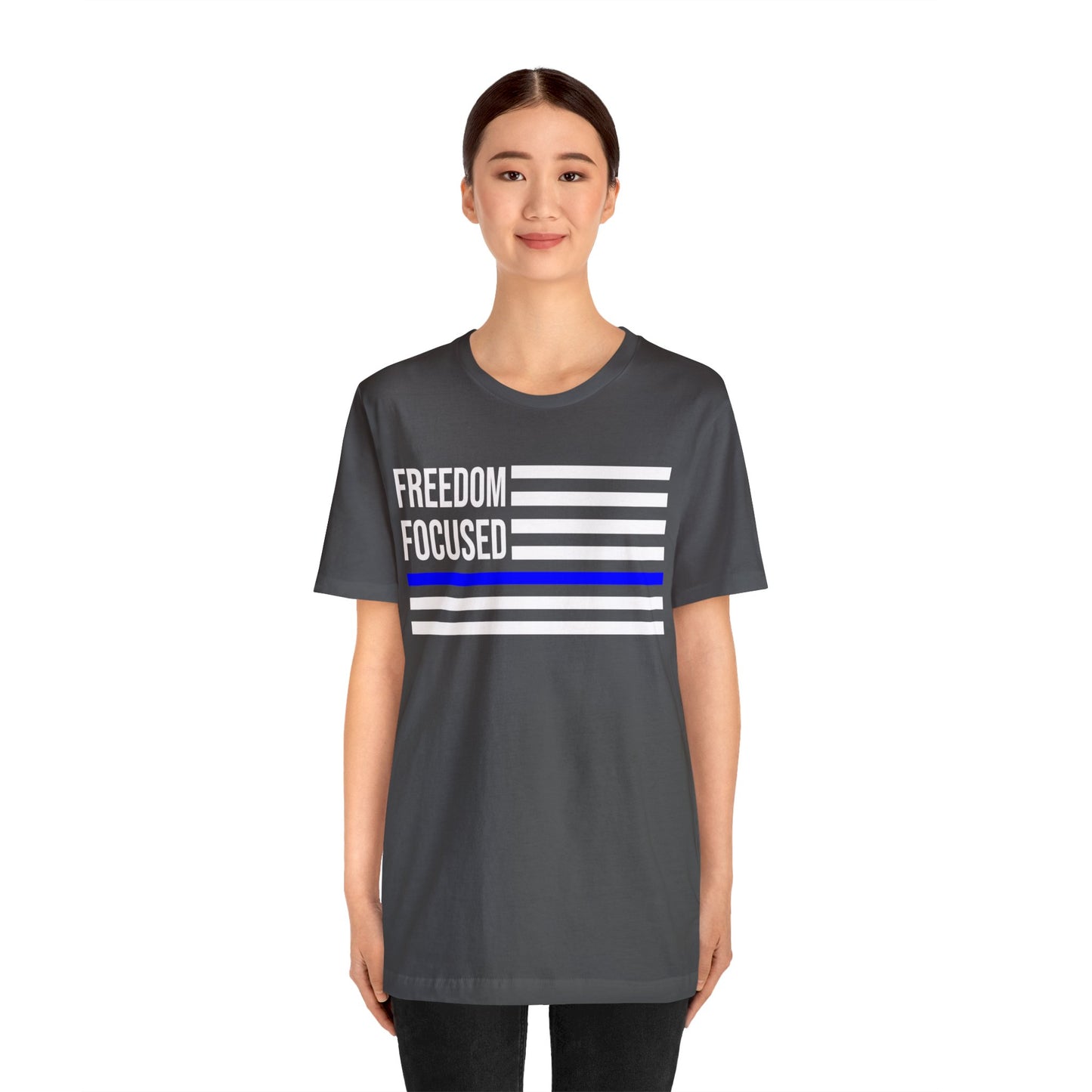 Freedom Collection (Thin Blue Line) - Unisex Fuser T-shirt