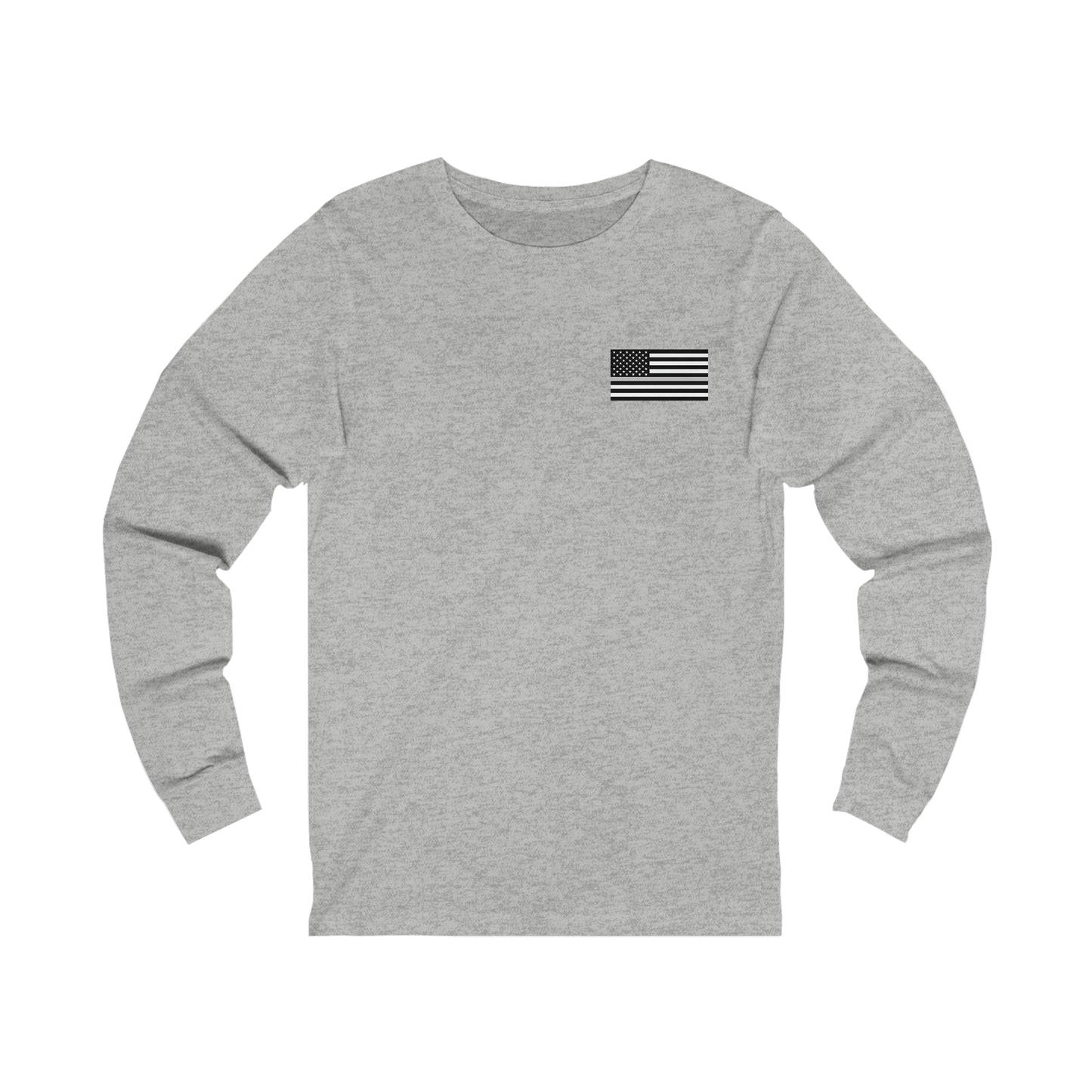Standard Collection (Thin Silver Line) - Unisex Jersey Long Sleeve Tee