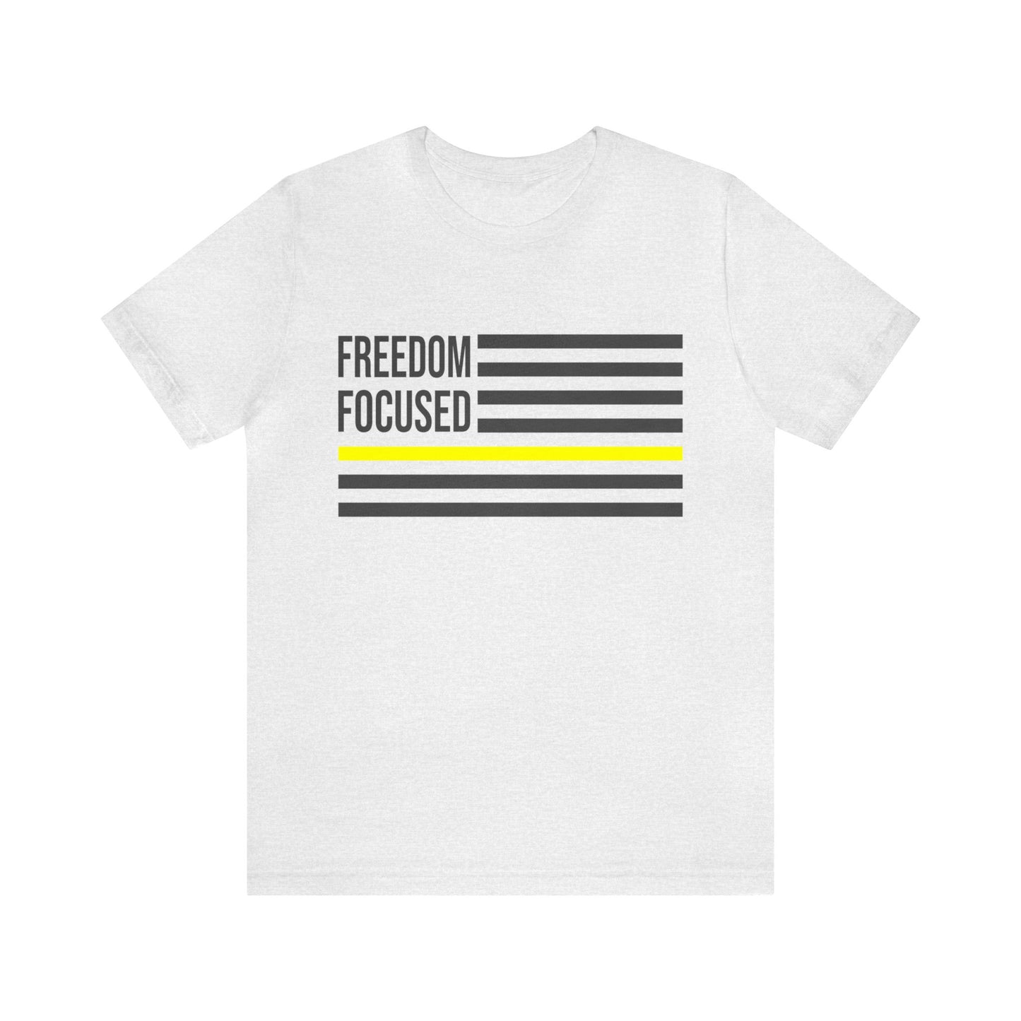 Freedom Collection (Thin Yellow Line) - Unisex Jersey Short Sleeve