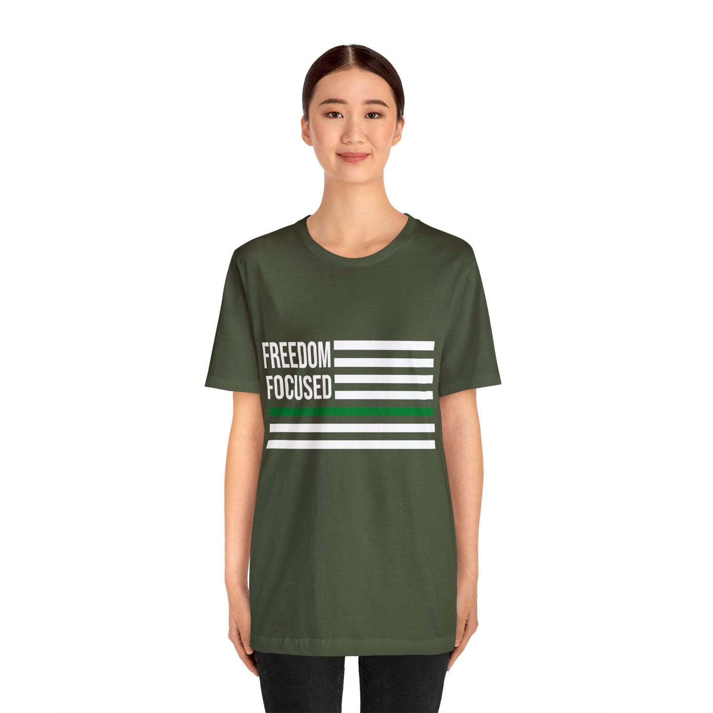 Freedom Collection (Thin Green Line) - Unisex Fuser T-shirt