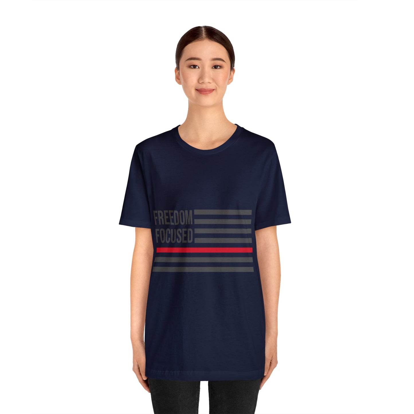 Freedom Collection (Thin Red Line) - Unisex Jersey Short Sleeve