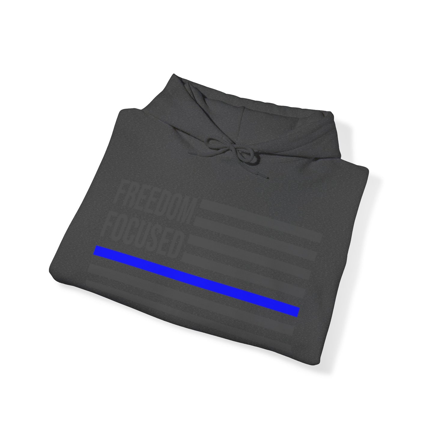 Freedom Collection (Thin Blue Line) - Unisex Heavy Blend™ Hooded Sweatshirt