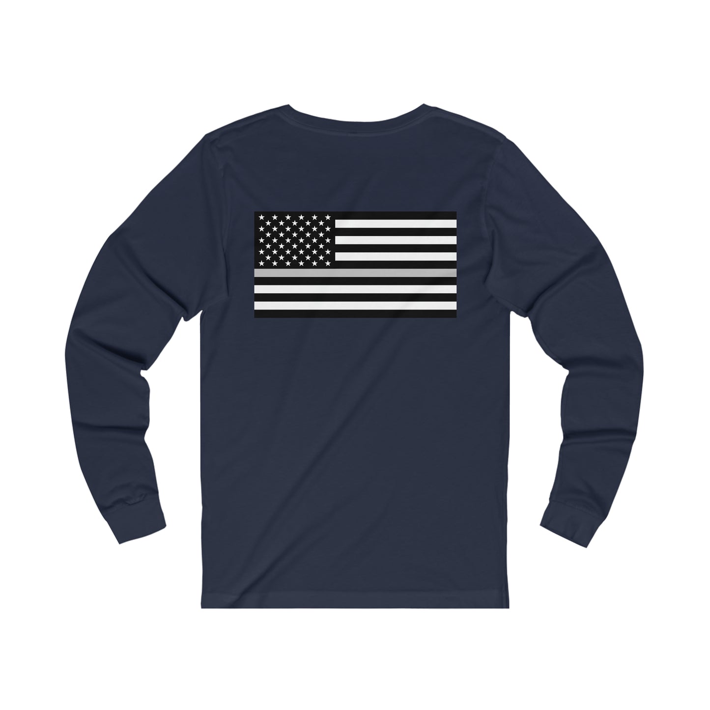 Standard Collection (Thin Silver Line) - Unisex Jersey Long Sleeve Tee