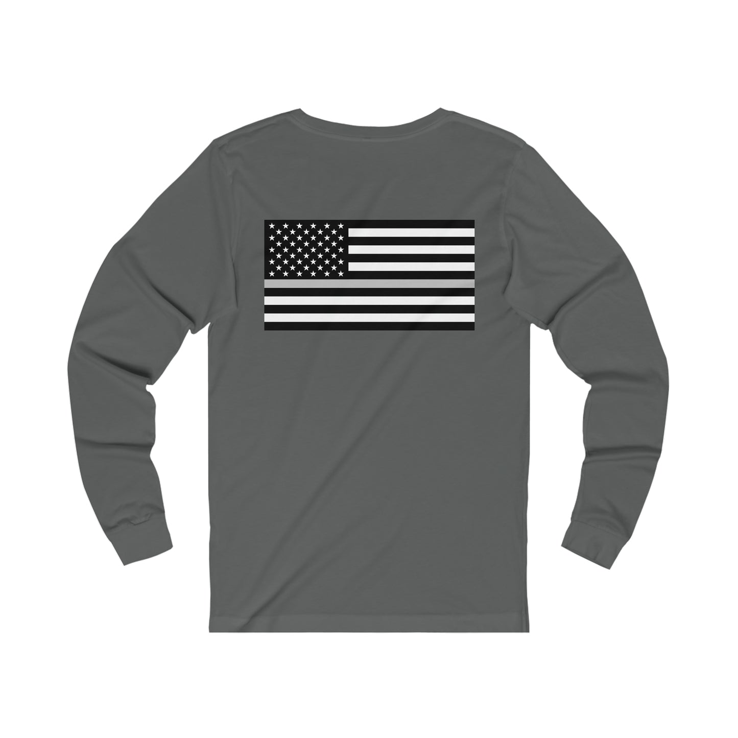 Standard Collection (Thin Silver Line) - Unisex Jersey Long Sleeve Tee