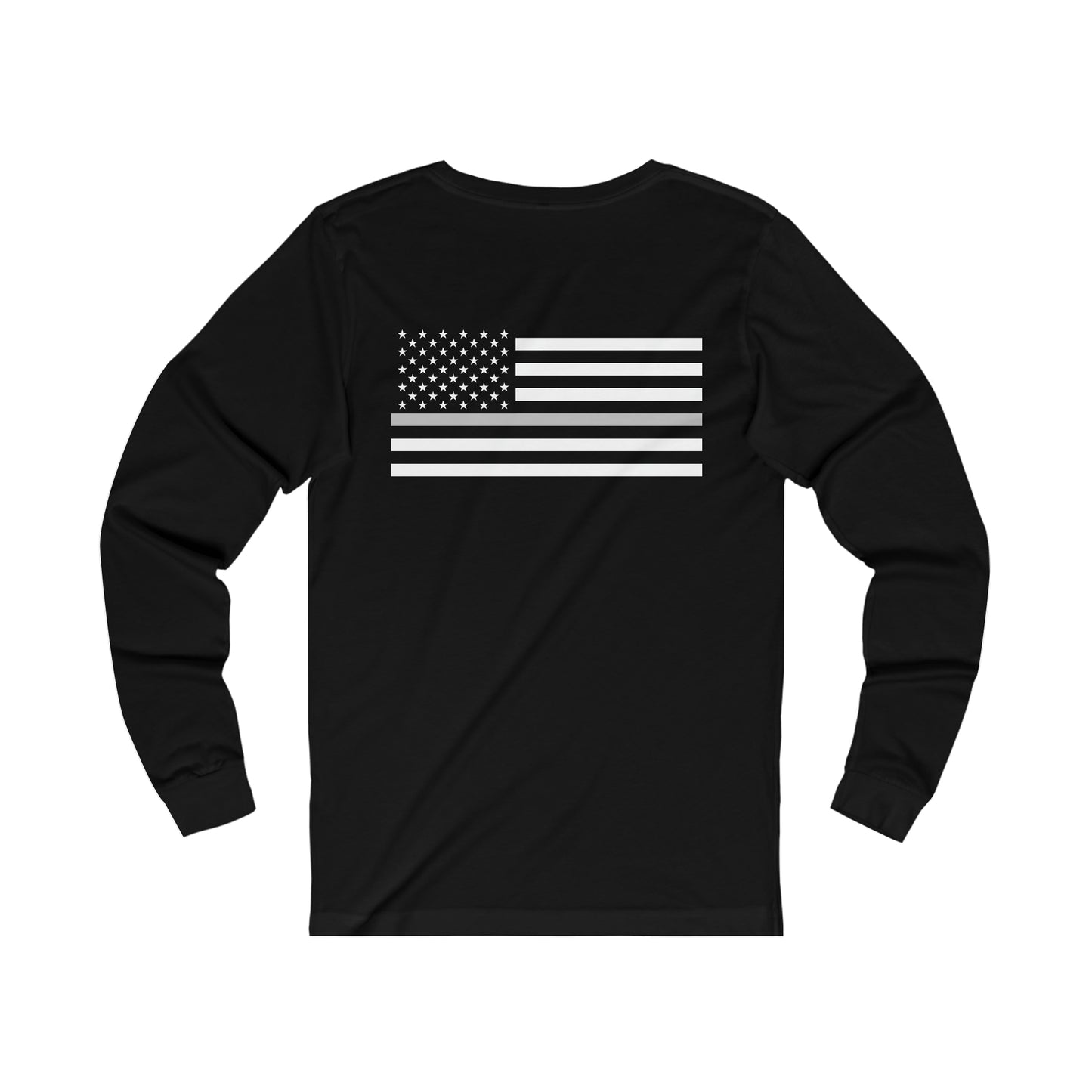 Standard Collection (Thin Silver Line) - Unisex Jersey Long Sleeve Tee