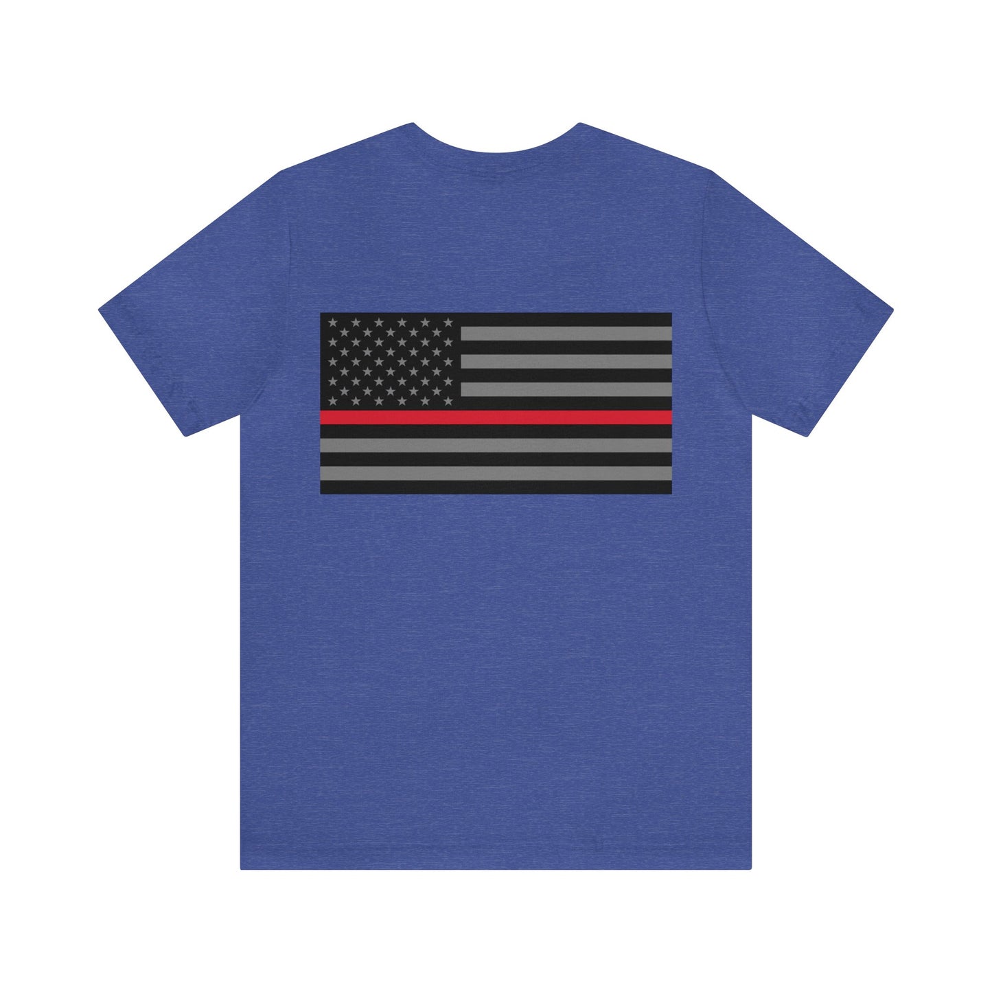 Never Forget Collection (Thin Red Line) - Unisex Fuser T-shirt