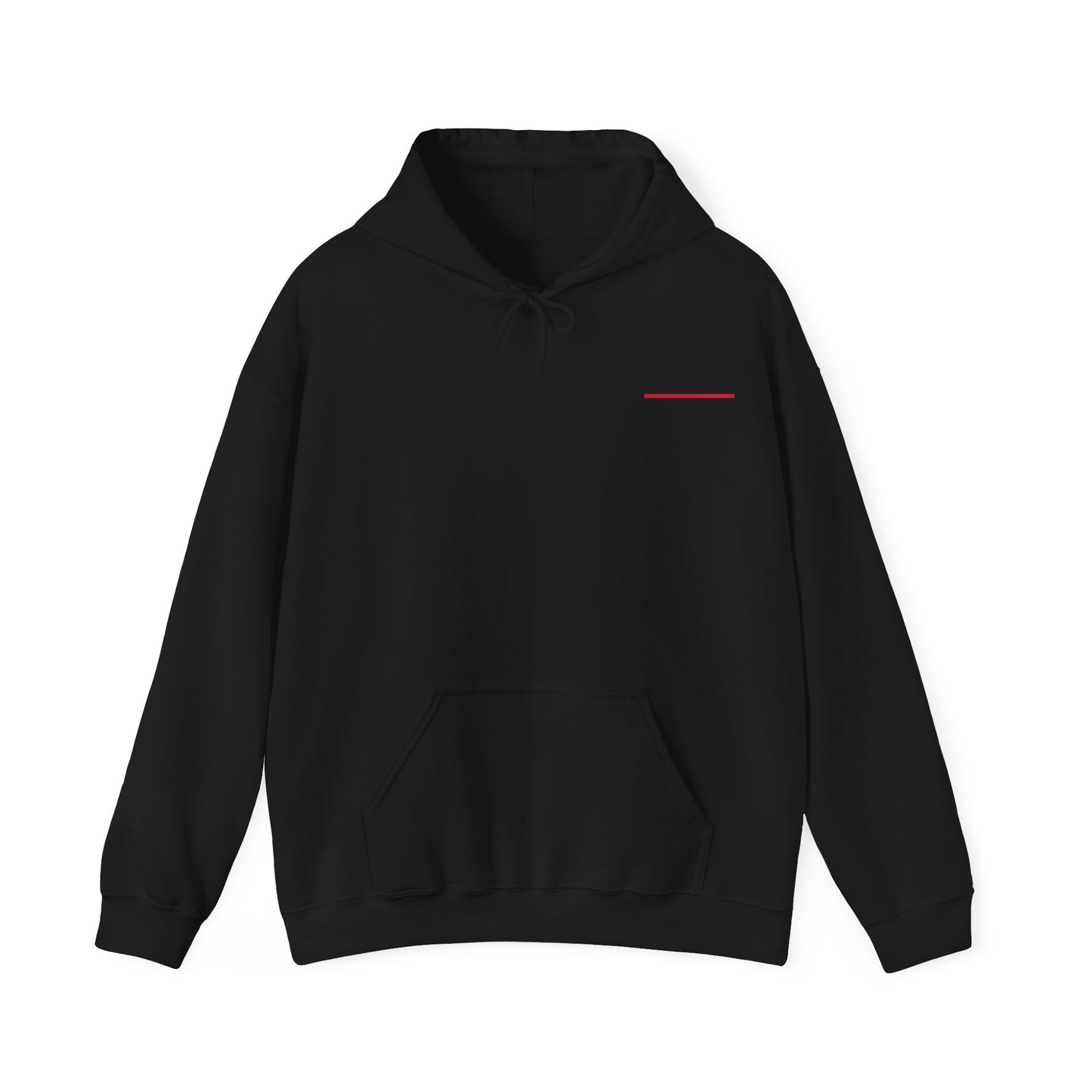 Thin Line Collection (Thin Red Line) - Unisex Cruiser Hoodie