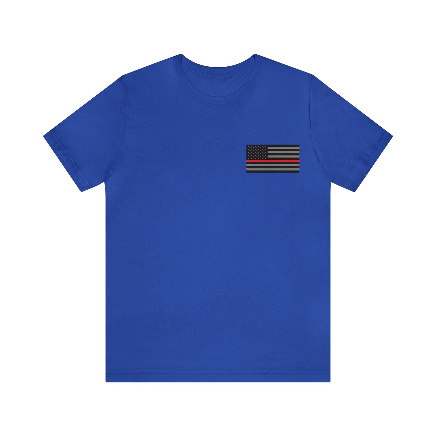 Never Forget Collection (Thin Red Line) - Unisex Fuser T-shirt