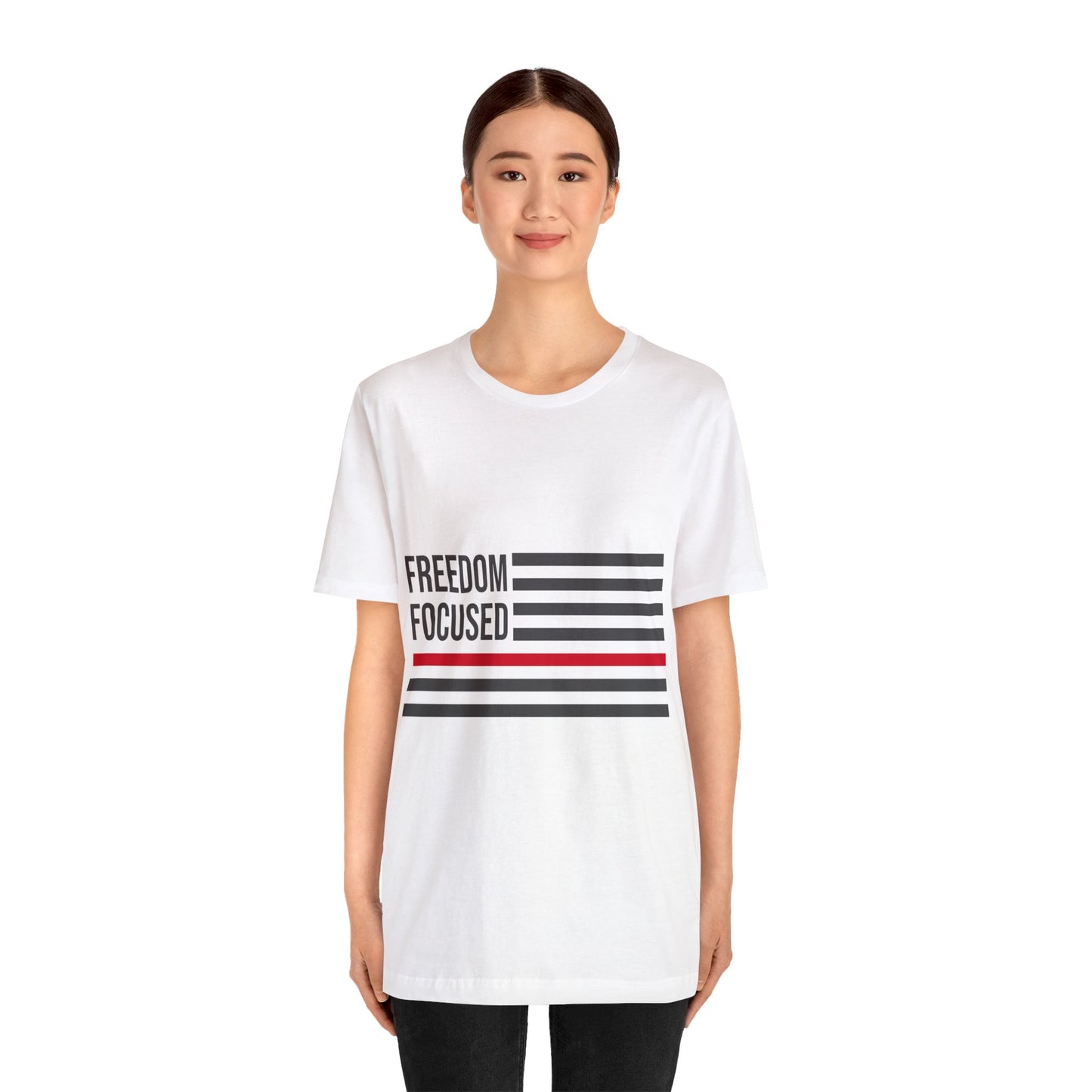 Freedom Collection (Thin Red Line) - Unisex Jersey Short Sleeve