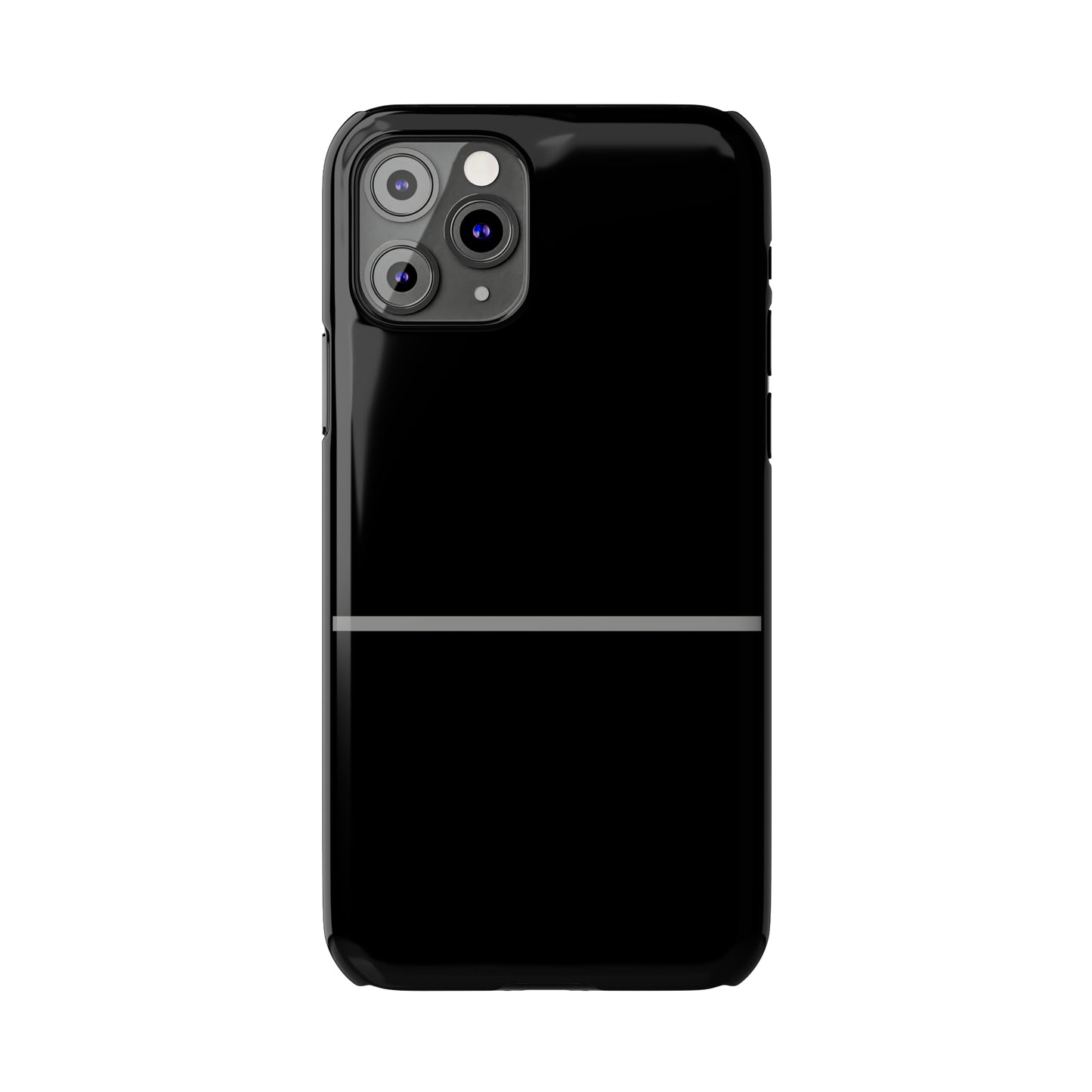 Thin Line Collection (Thin Silver Line) - iPhone Cases