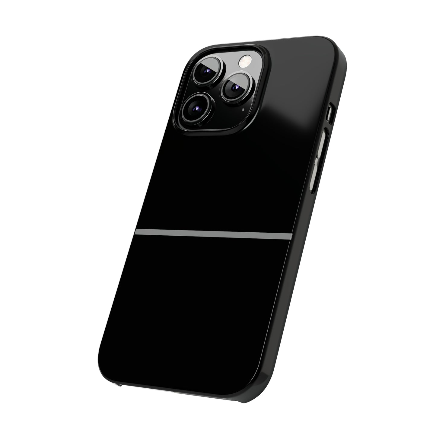 Thin Line Collection (Thin Silver Line) - iPhone Cases