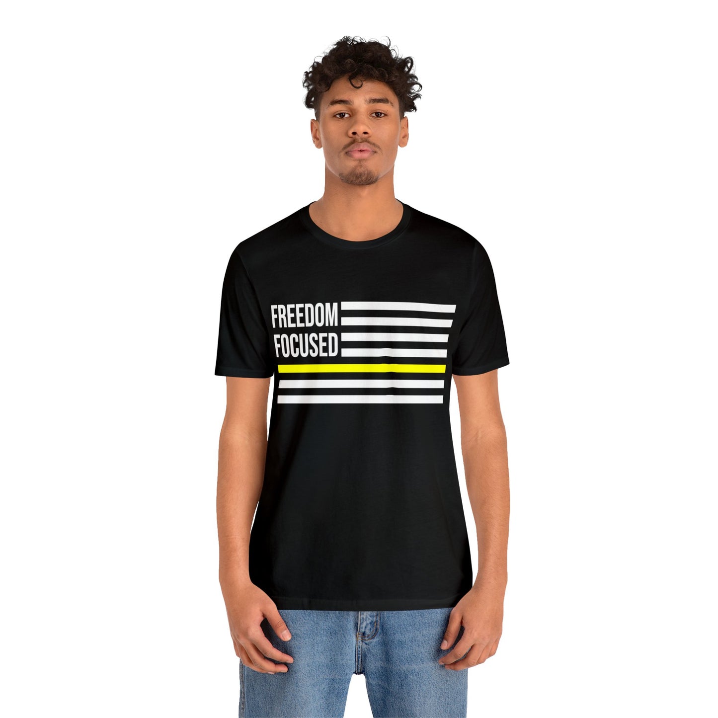 Freedom Collection (Thin Yellow Line) - Unisex Fuser T-shirt