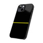 Thin Line Collection (Thin Yellow Line) - iPhone Cases