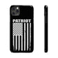 Patriot  Collection (Thin White Line) -  iPhone Cases