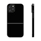 Thin Line Collection (Thin Silver Line) - iPhone Cases