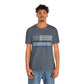 Men's Fitted V-Neck Short Sleeve Tee - Thin Blue Line (Duty)