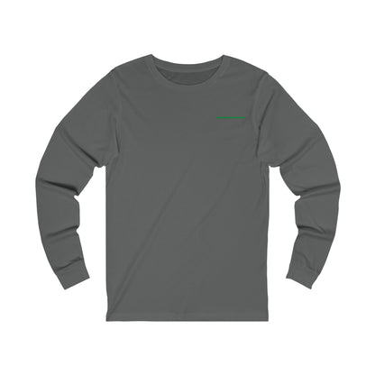 Thin Line Collection (Thin Green Line) - Unisex Jersey Long Sleeve Tee