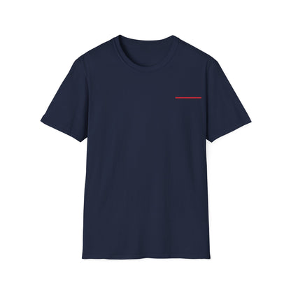 Thin Line Collection (Thin Red Line) - Unisex Softstyle T-Shirt
