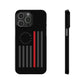 Freedom Collection (Thin Red Line) - iPhone Cases