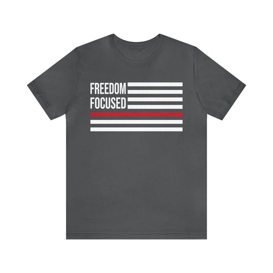 Freedom Collection (Thin Red Line) - Unisex Fuser T-shirt