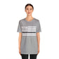 Freedom Collection (Thin Silver Line) - Unisex Fuser T-shirt