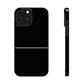 Thin Line Collection (Thin Silver Line) - iPhone Cases