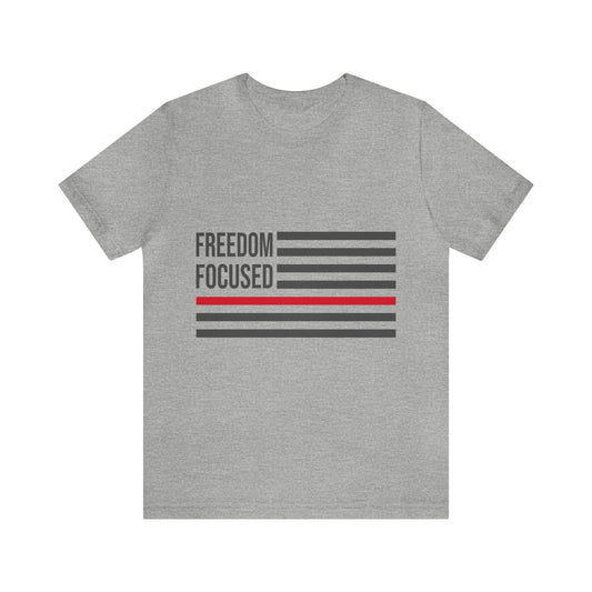 Freedom Collection (Thin Red Line) - Unisex Jersey Short Sleeve