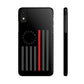 Freedom Collection (Thin Red Line) - iPhone Cases