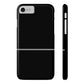 Thin Line Collection (Thin Silver Line) - iPhone Cases