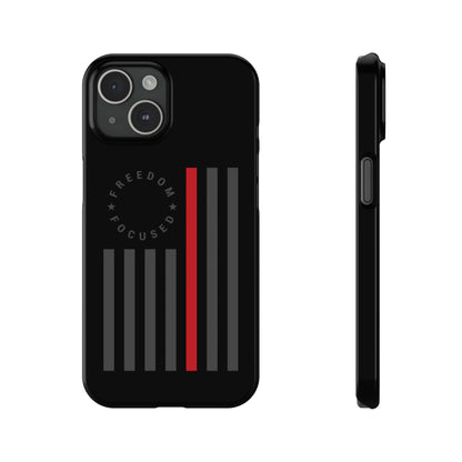 Freedom Collection (Thin Red Line) - iPhone Cases