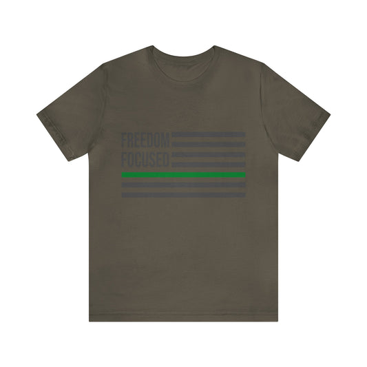Freedom Collection (Thin Green Line) - Unisex Jersey Short Sleeve
