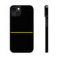 Thin Line Collection (Thin Yellow Line) - iPhone Cases