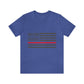 Freedom Collection (Thin Red Line) - Unisex Jersey Short Sleeve