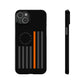 Freedom Collection (Thin Orange Line) - iPhone Cases