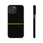 Thin Line Collection (Thin Yellow Line) - iPhone Cases